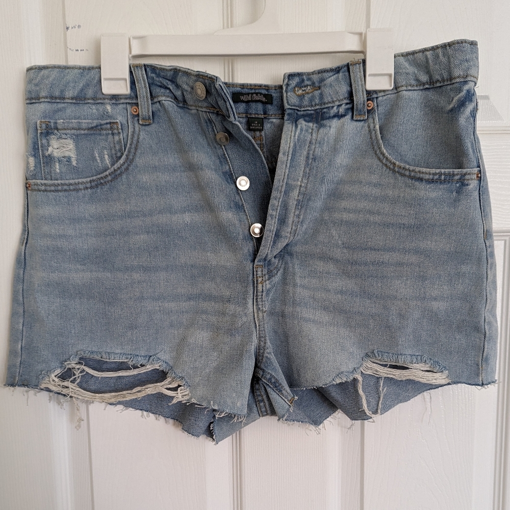 High Rise Jean Short cutoffs